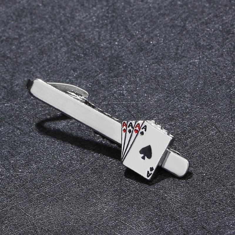 Pince à Cravate en Alliage pour Homme Mariage Cravate Cravate avec Strass Pince à Cravate pour Gentleman
