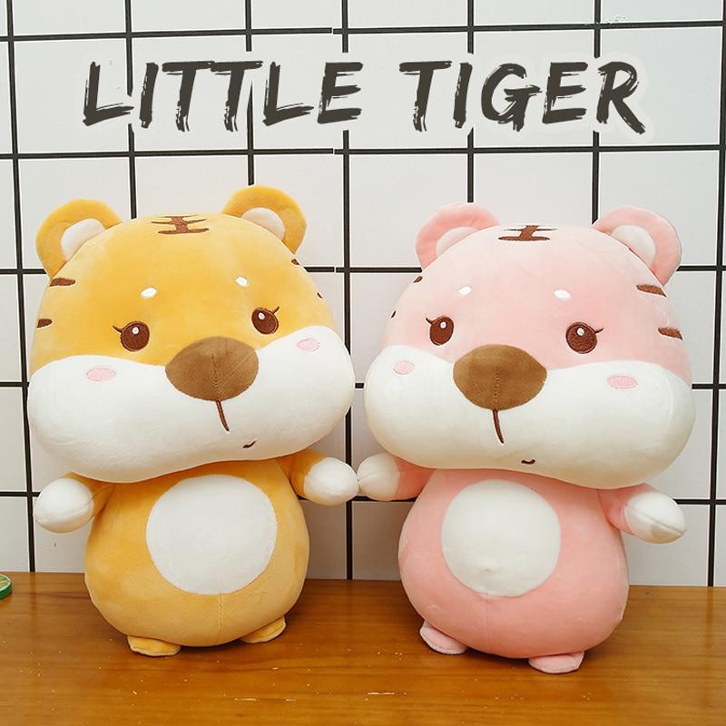 1pc 23 /26 /35cm Cartoon Tiger Plush Toys Kawaii Tiger Pillow Stuffed Soft Lovely Dolls For Children Girls Birthday Decor Gift