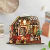 CRESYMME Dollhouse Miniature Wooden 3D DIY for Adults no Kit, Puzzle, Handmade, (Bunkaku Himaki)