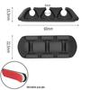 Self-Adhesive Silicone Cable Organizer for Cords and Earphones