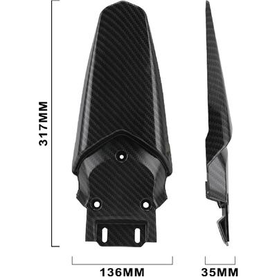 Πίσω Φτερό για Talaria Sting MX3 MX4 MX5/PRO Ηλεκτρικό Μοτοποδήλατο Βρωμιάς Λασπωτήρας Λασπωτήρες για Talaria Απομίμηση Ανθρακονήματος