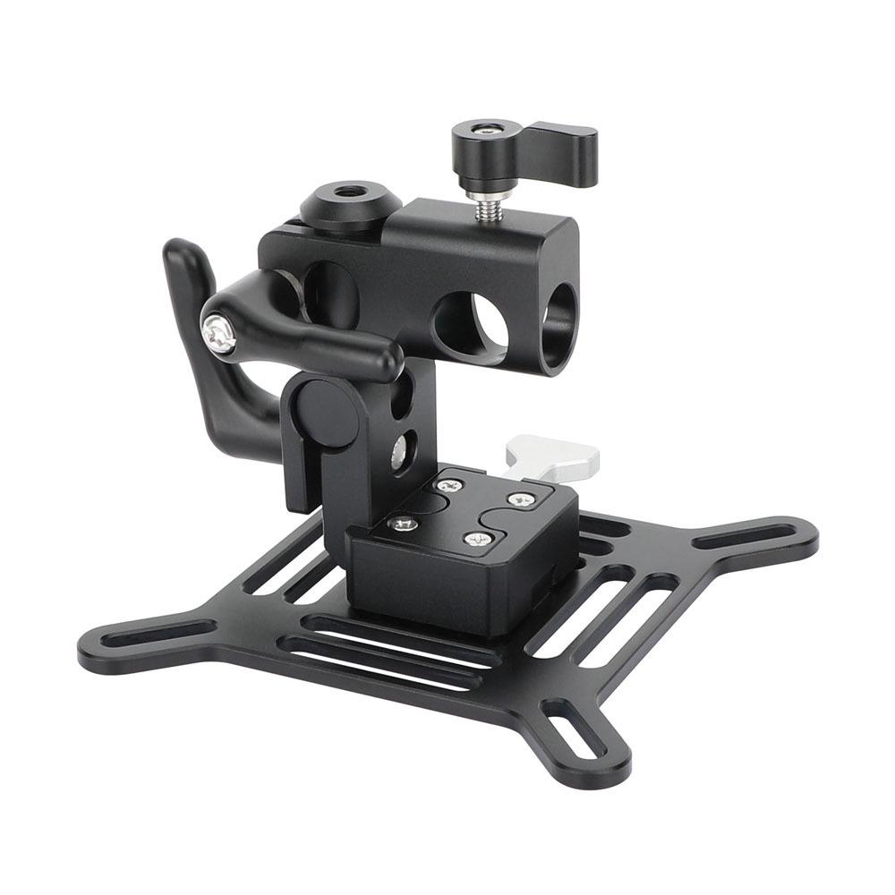HDRIG VESA Quick Release Mount Bracket: Adjustable Vertical/Horizontal Screen, 75-100MM, with 16MM Light Stand Mount, Universal 3890. C3890