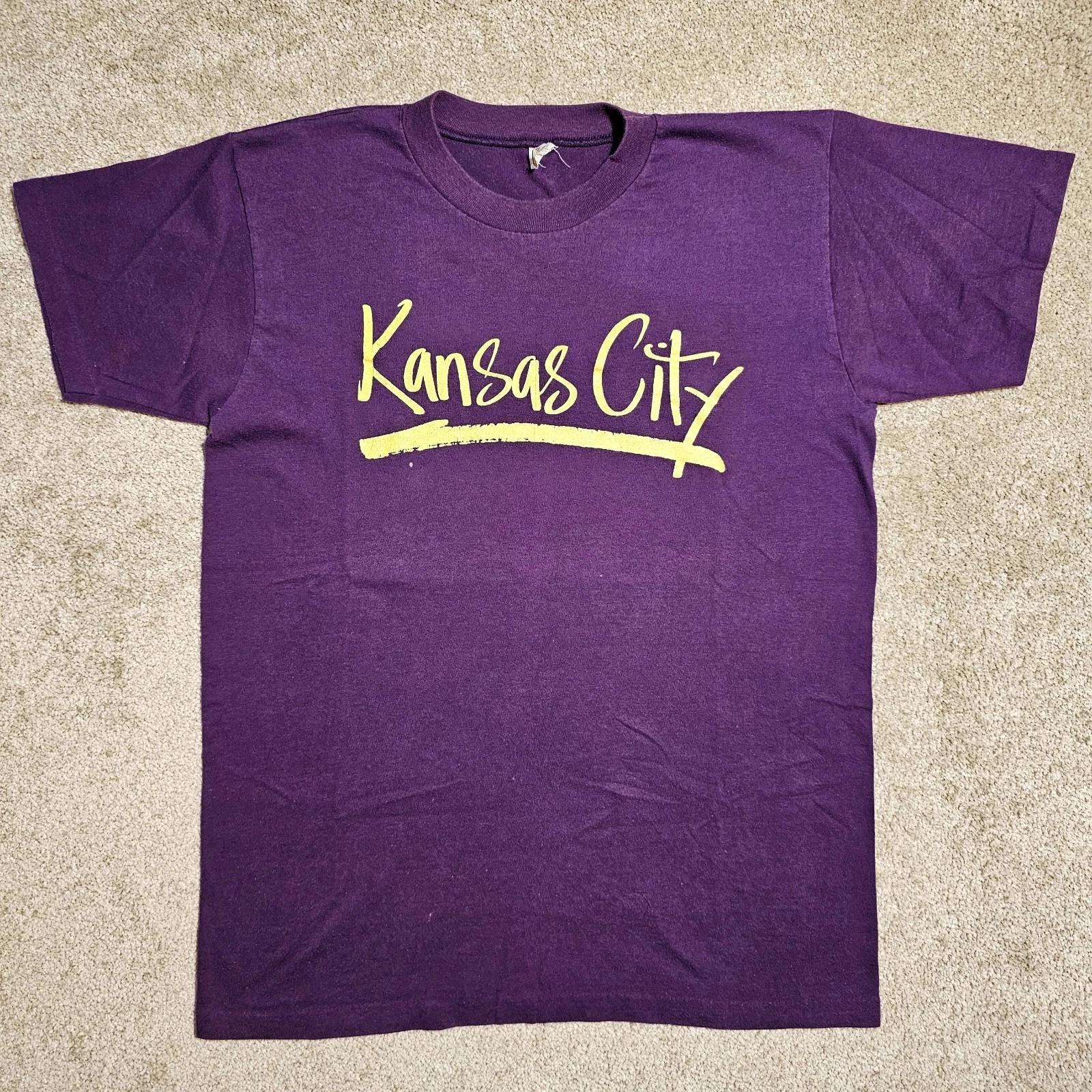 

Vintage 70s 80s Velva Sheen Kansas City T-shirt Mens M Single Grunge Mormon Punk M