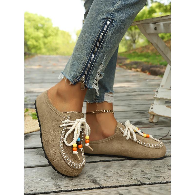 Women's Summer Breathable Thick-Soled Closed-Toe Birkenstock-Style Slip-On Casual Sandals.