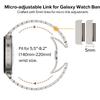 For Samsung Galaxy Watch Ultra (2025) 47mm/Ultra 47mm Titanium Alloy One-bead Watch Strap with Butterfly Clasp