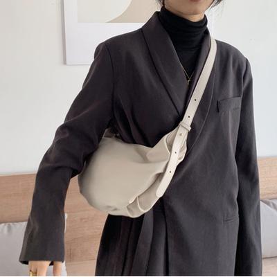Trendy Pleated Shoulder Bag for Women Soft PU Crossbody Bag Designer Dumpling Bag Fashion Tote Bag Cloud Bag