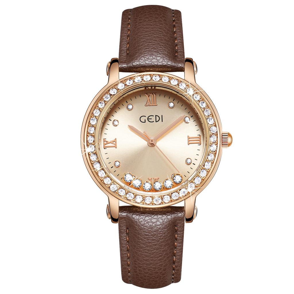 Creative Fashion Ladies Watch With Waterresistant Quartz Movement And Decorative Dial