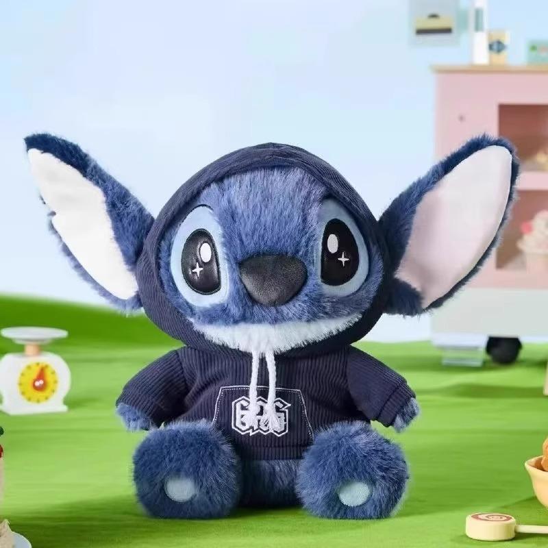 Overalls Stitch Doll Plush Toy Cute Sweater Stitch Doll Sleeping Pillow Birthday Gift Female