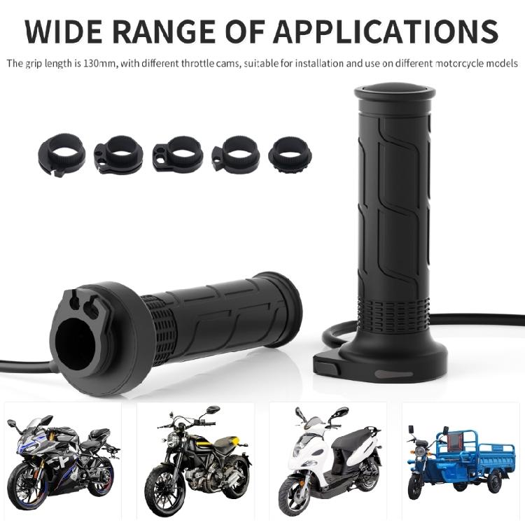 Small Temperature Control Heated Motorcycle Grips 6 Customizable Levels Motorbike Heating Grips for Modification Use