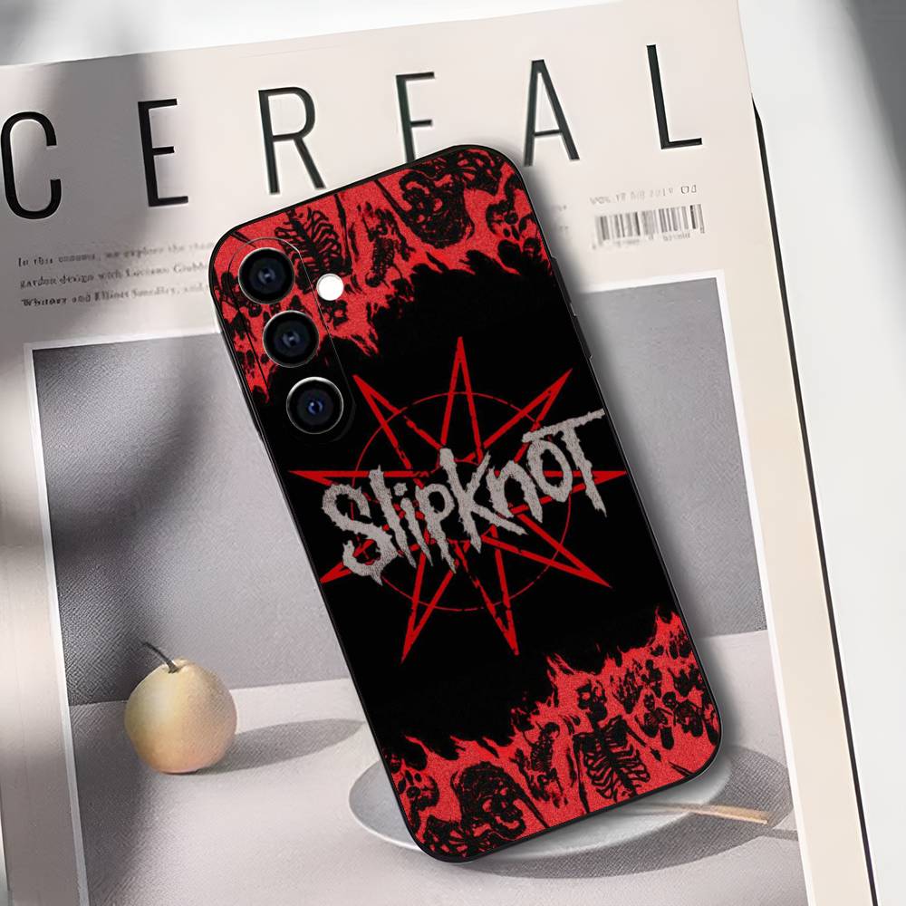 BAND S-SlipknotS Phone Case For Samsung Galaxy A73,A72,A71,A70,A53,A52,A51,Soft Silicone Black Cover