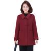Spring and Autumn 2026 Women's Lapel Jacket - Stylish & Loose Fit for Middle-Aged & Elderly