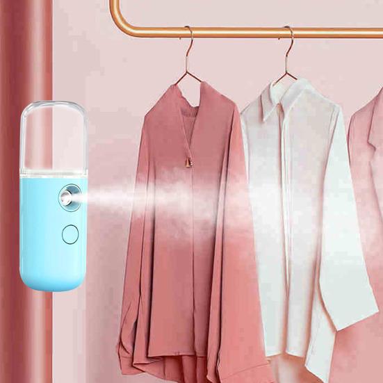 Mini Travel Steamer Cordless USB Charging 30ml Water Tank Rapid Heating 1 Hour Handheld Garment Steamer