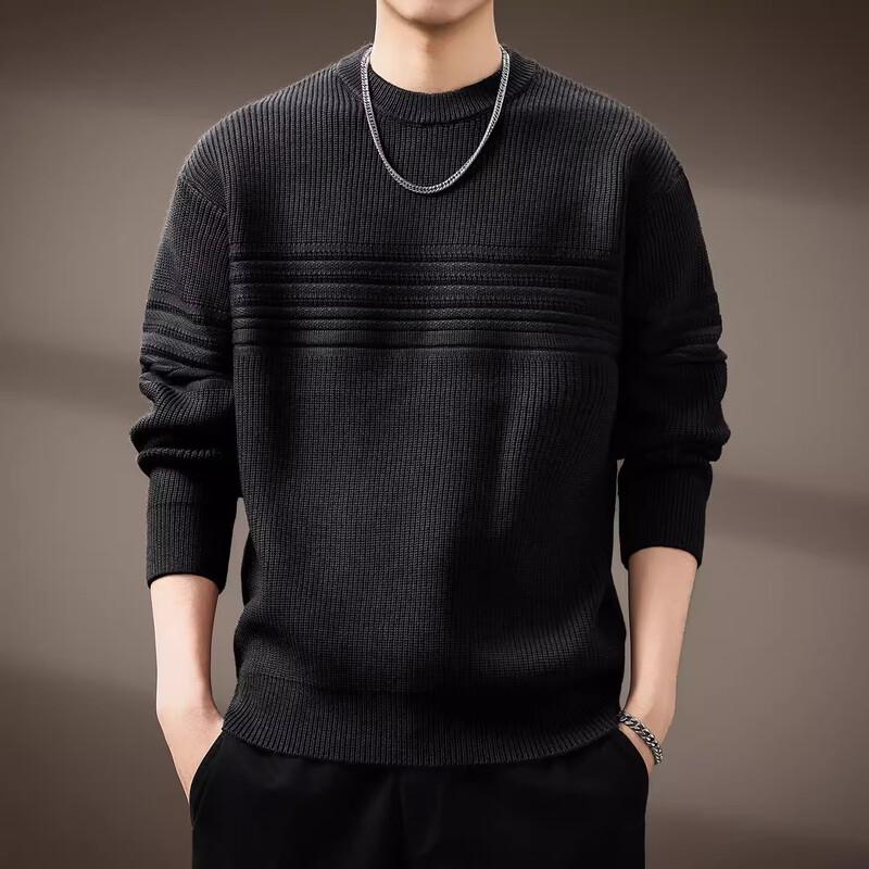 Men's Premium Textured Knit Sweater