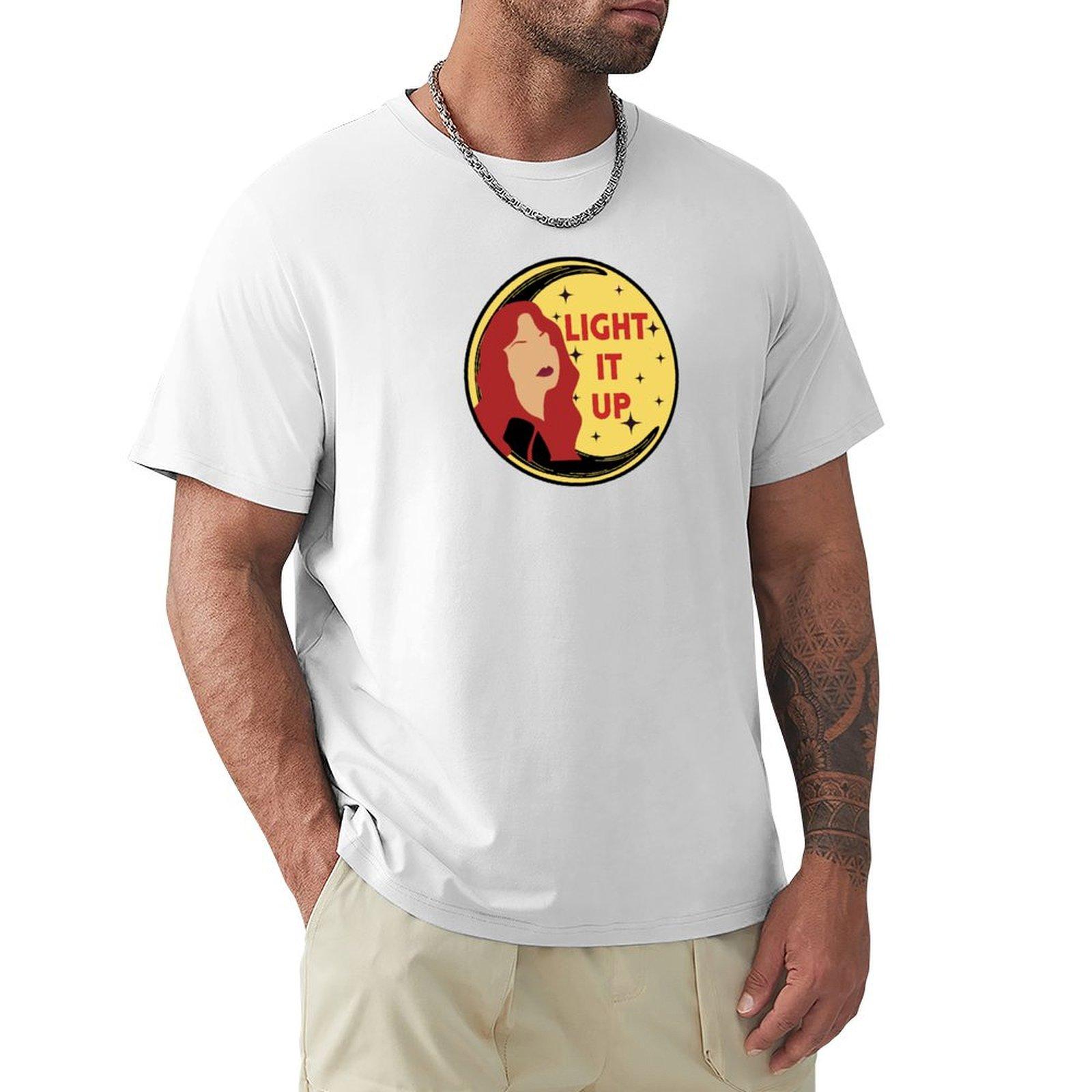 Light It Up Crescent City Sarah J Maas Quote Design Tshirt Quick Dry Fishing Tshirt S