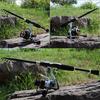 Fishing Rod and Reels Telescopic Corbon Fishing Rod and Spinning Fishing Reel Sea Fishing Gear Set