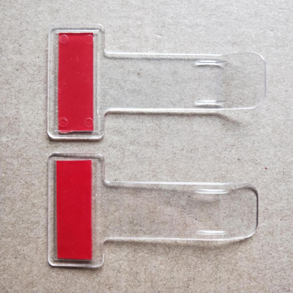 6 Pieces Car Windscreen Window Parking Permits Ticket Holder Clip Self for Van
