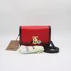 [Pre-Owned] Tb Small Red Leather Shoulder Bag With Gold Hardware - Excellent #1TW6C1Z