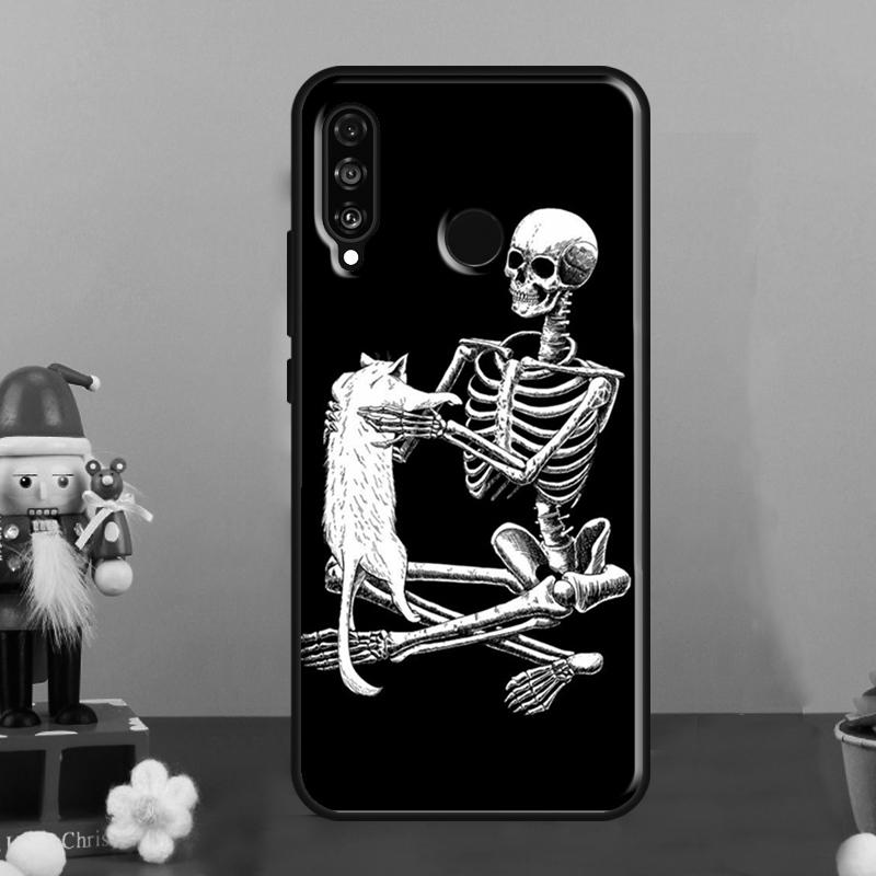 Bones Skeleton For Huawei Nova Y70 Y90 Y60 Y72 Y61 Y91 12s 12i 11i 7i 8i 9 10 SE P60 Pro P30 P40 Lite Case