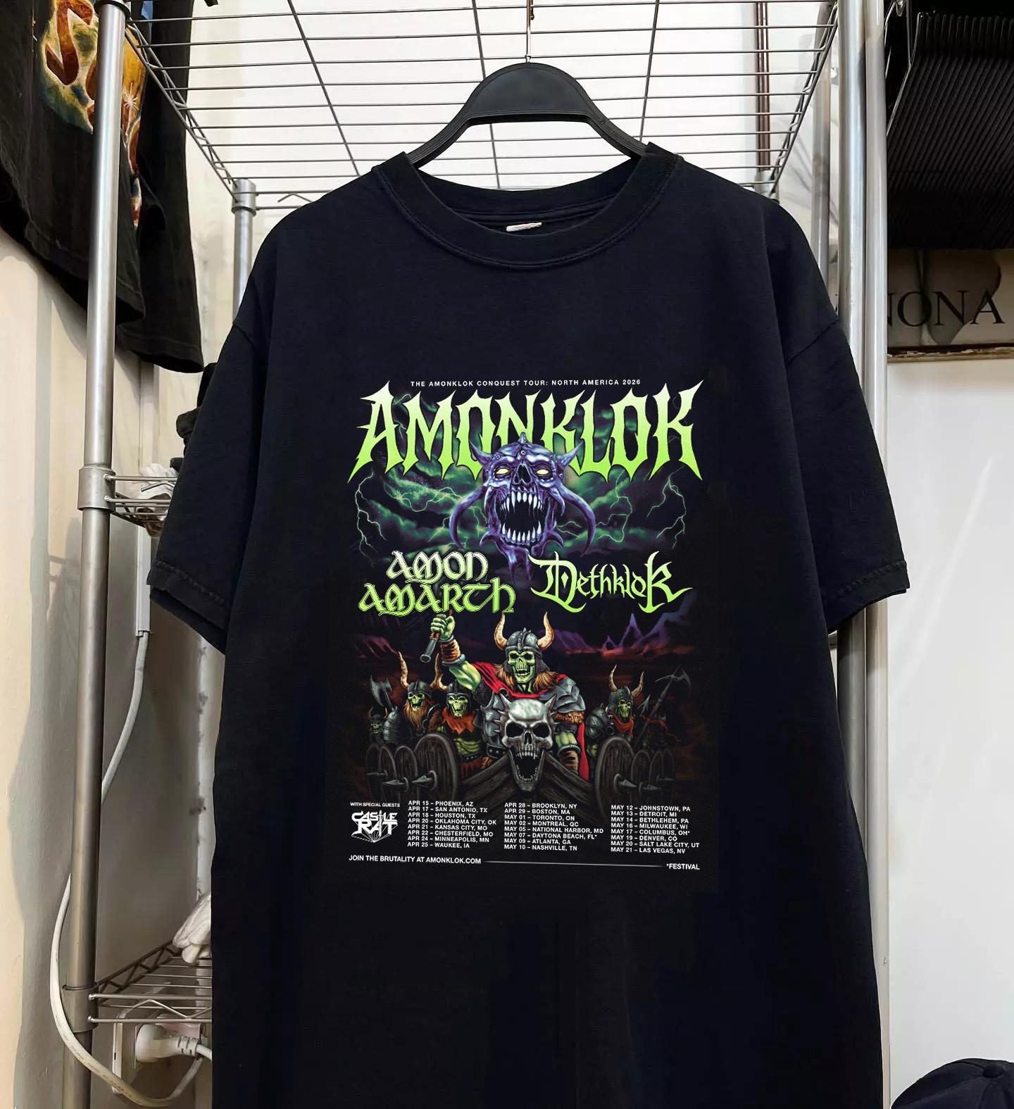 Dethklok North American Tour Amonklok T Shirt Size S-5XL XL