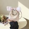 Korean Style Cute Mini Trendy Dumpling Shaped Hand Shoulder Crossbody Bag For Women