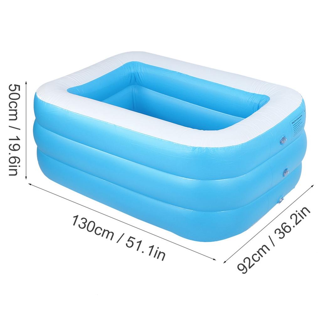 Kids Inflatable Pool Children's Home Use Paddling Pool Large Size Swimming Pool Bathing Tub
