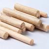 100Pcs Woodworking Dowel Craft Dowel Pin Rod Set Furniture Fitting Dowel Pin Wooden Cabinet Drawer Round Fluted Wood