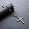 Kreuzkette Herren Titanstahl Nicht Verblassend Hochwertiges Gefühl Vielseitiges Persönlichkeitsdesign Sommer Accessoires Damen Trend Einfacher Schmuck