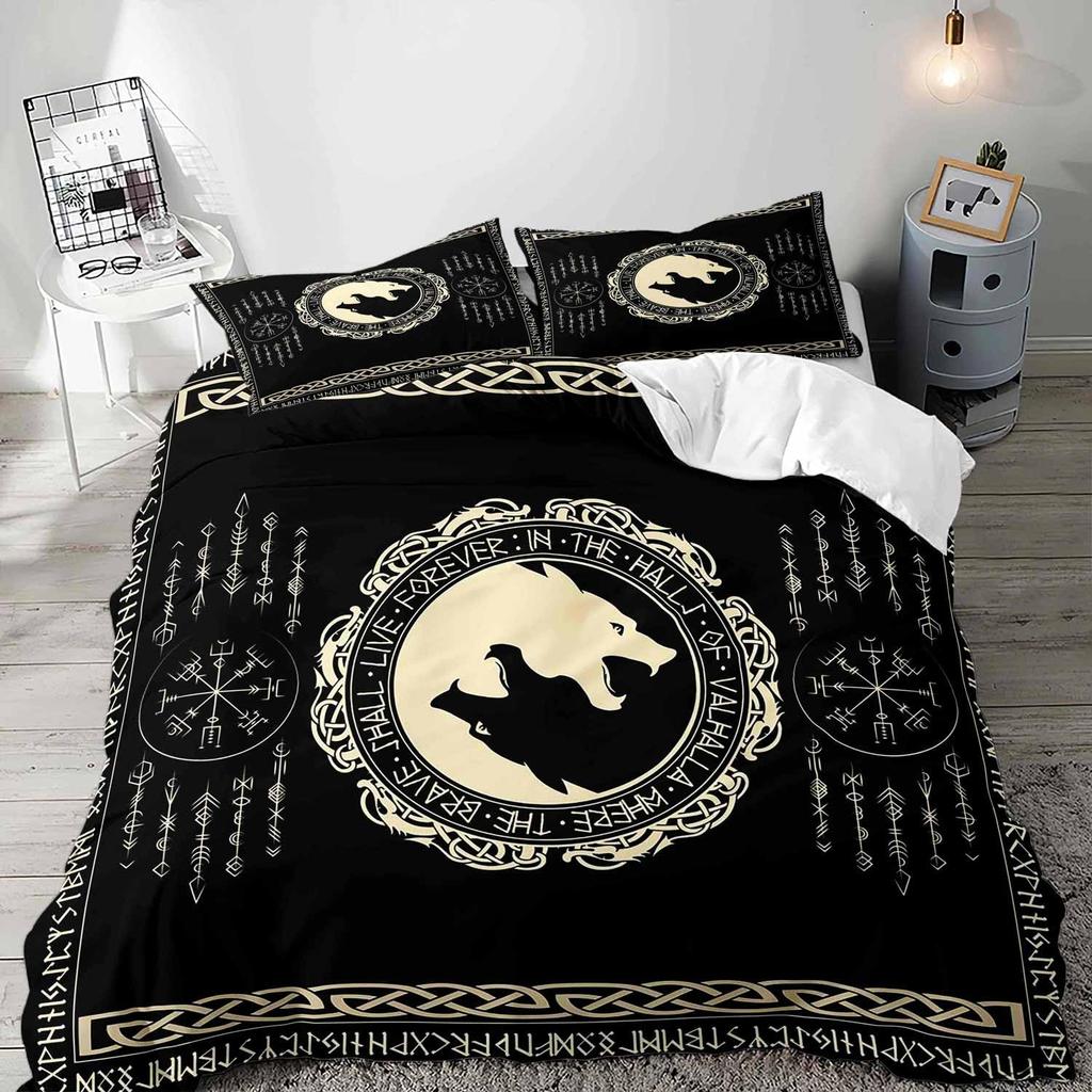 Wolf Bedding Sets Twin Queen King Size Wild Animal Theme Duvet Cover Set For Kids Teens Adults Room Decor 2 Pillowcases No Quilt