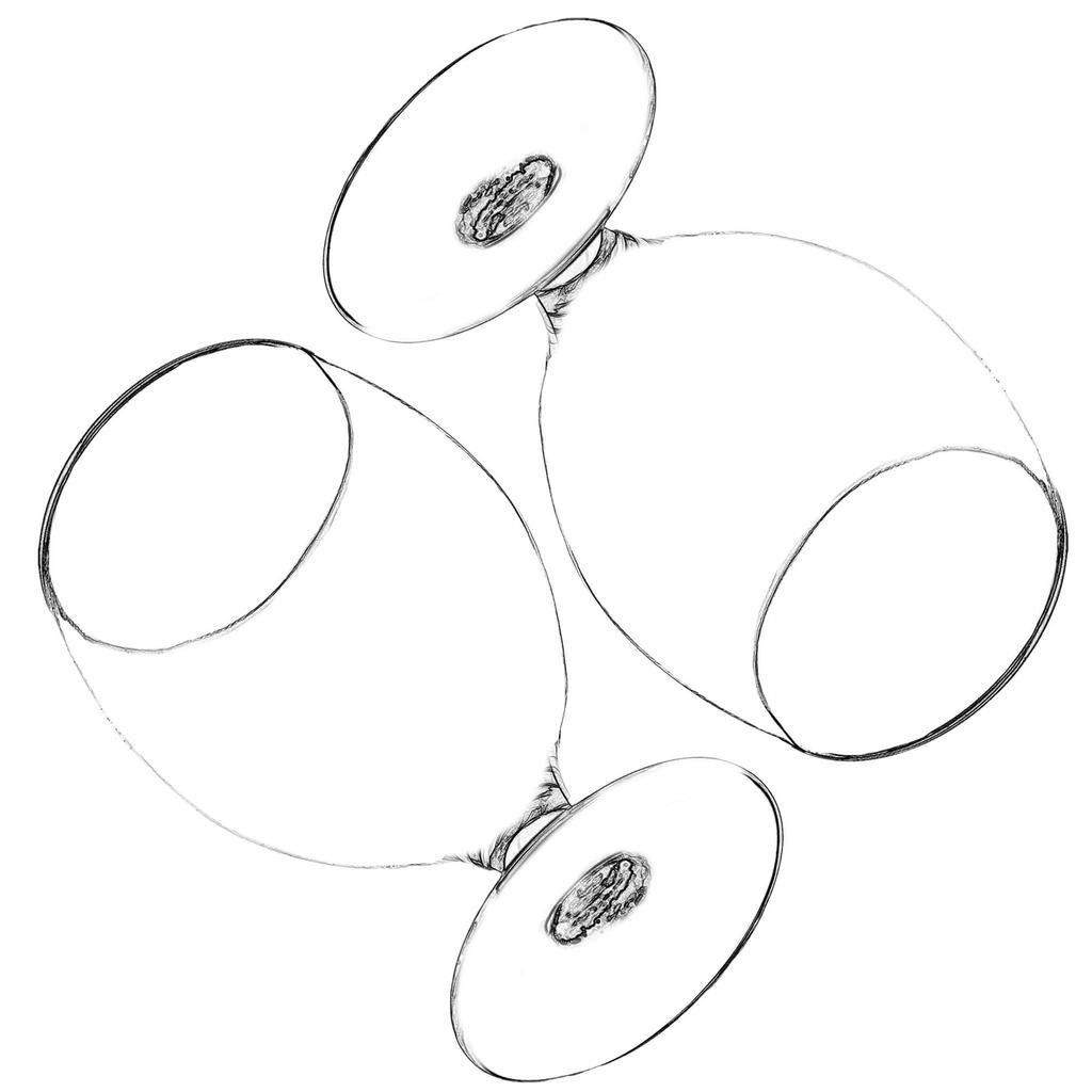 KADAX Szklanki Do Piwa Kufle Pokale Wysokie 370ml 2szt