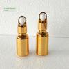 Gold Plating Essential Oil Bottle Dropper Empty Bottle 5-100ml Cosmetic Glass Blending Storage Bottle