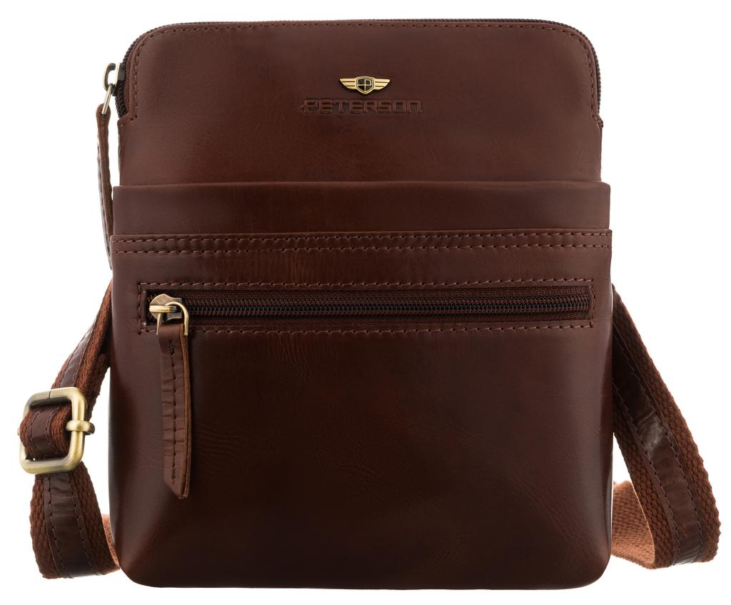 PTN 1901-TUM-0604 Brown Leather Bag