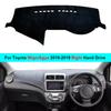 2 Layer Car Dashboard Cover Dash Mat Carpet For Toyota Wigo Agya 2018   LHD RHD Rug Sunshade Dash Board Cover Auto Sun