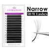 CoMango Narrow 3D/4D/5D W Shaped Eyelash Extension Smaller Spacing Natural Soft Lashes Premade Volume Fans False Eyelashes