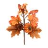 Artificial Maple Branch with Pumpkin for DIY Wreath Decor