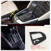 Steering Wheel / Gear Shift Panel / Water Cup Holder Cover Trim For Mazda CX-3 CX3 2016 - 2024 Carbon Fiber Accessories Interior