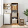 Laundry Cabinet Artisan Oak 50 x 68 x 162 cm Wood based Panel