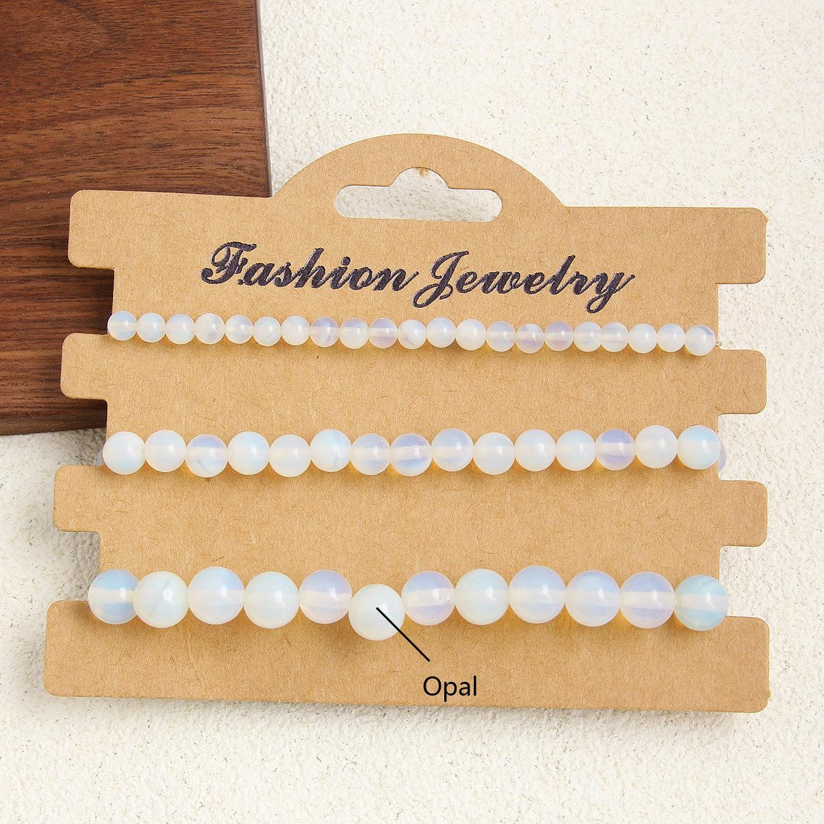 

3 шт./комплект. Натуральний агатовий камінь. Еластичні браслети. 4 6 8 мм. Багатошаровий набір намистин з бісеру для жінок. Чоловіків. Йога. Кращий друг. Прикраси.