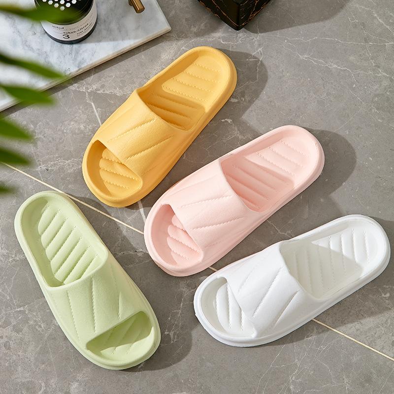 

Summer slippers women s home use simple bathroom bath non-slip lightweight indoor bathroom men s cool slippers shoe size 36-37 [recommended 35-36 feet]
