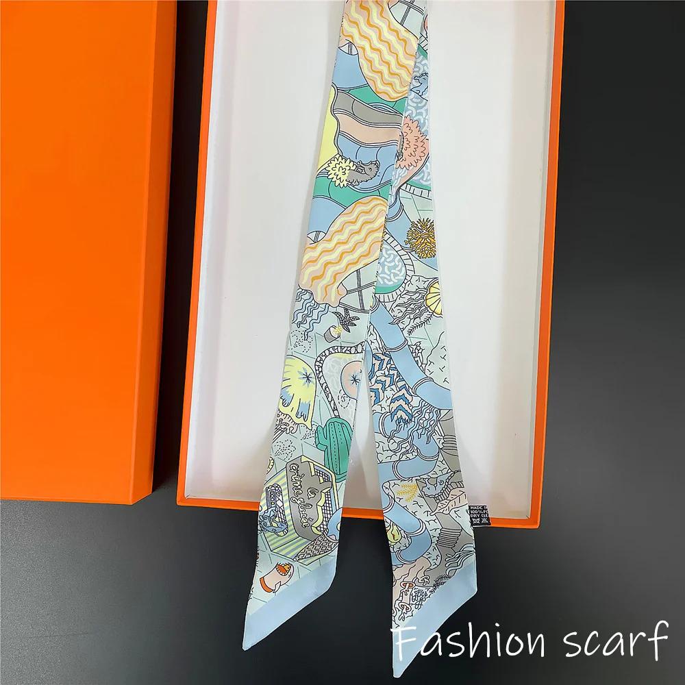 Koreanische vielseitige Kette Quaste Hochwertige Maulbeerseide Köperseide Seidenband Wickeln und Binden Taschengriff Band Kleiner Schal