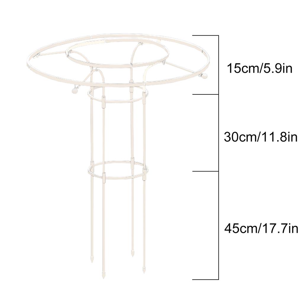 Assembled Umbrella Flower Stand Climbing Vine Plant Easy to Install Garden Plant Support