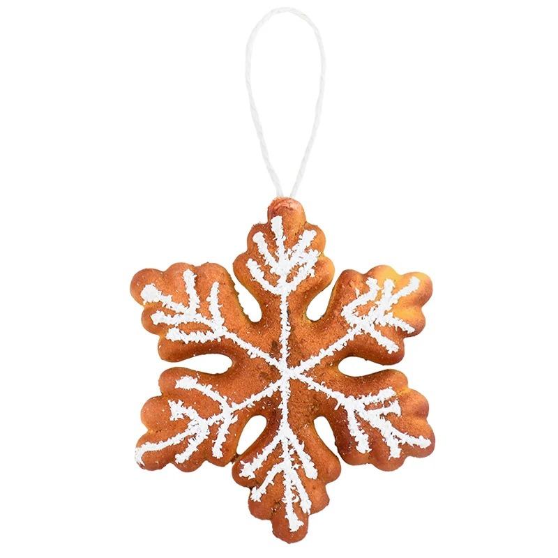 Christmas Tree Hanging Ornaments Foam Ball Snowflake Gingerbread Man Pendant Christmas Decorations For Home New Year 2025