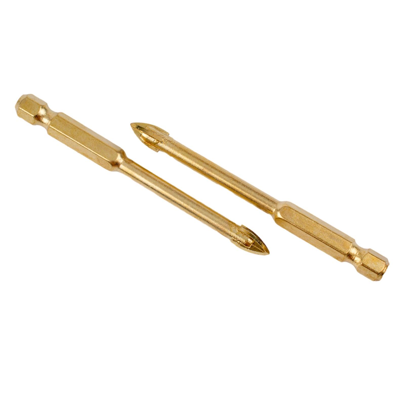 

10x 6 мм сверл с шестигранным хвостовиком для керамической плитки, мрамора, стекла 10pcs