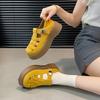 Fashion 2025 Summer Women's Suede Sandals Trendy Thick Bottom Outdoor Anti Slip Fashion Buckle Breathable Women's Versatile Single Shoes