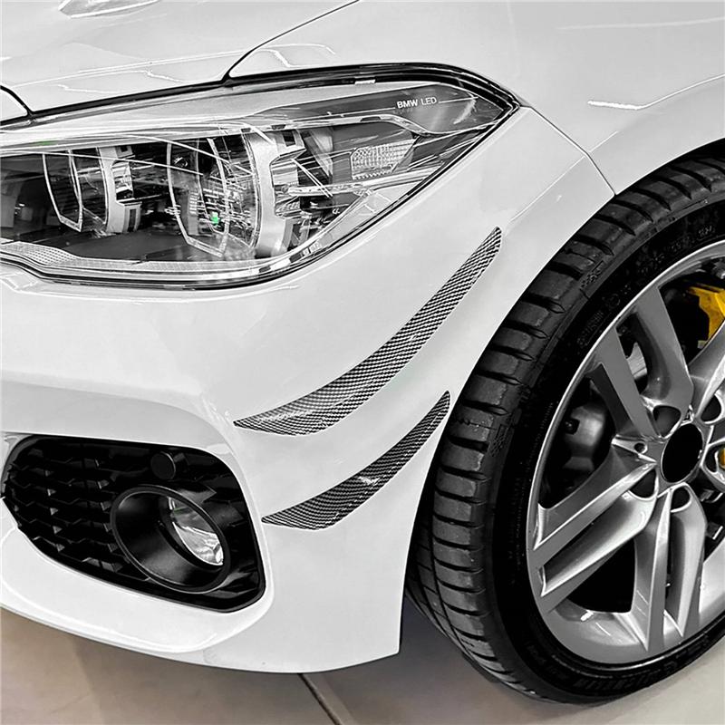Car Front Bumper Outer Side Splitter Spoiler Canard Trim For BMW 1 Series F20 F21 M Sport 2015-