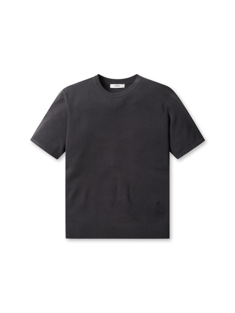 Peulojegteuem Men'S Solid Round Short Sleeve Sweater_Epg2Er1300