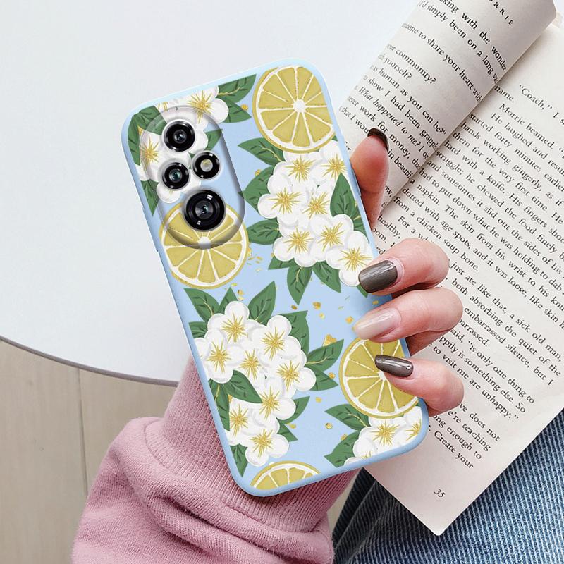 For Honor 200 Pro Case Phone Cover Popular Flower Lovely Cartoon Cat Soft Silicone TPU Funda For Honor 200Pro Protector Bumper