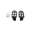 Motorcycle Foot Pegs Aluminum Alloy Anti Slip Reduce Fatigue Enhanced Grip Foot Pedal Rest for CR