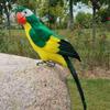 Simulation Parrot Garden Ornaments Creative Feather Lawn Figurine Ornament Animal Bird Outdoor Garden Party Prop Decoration Miniature