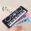 37 Keys Learning Music Piano Keyboard Toy Pink Kids Electronic Piano Toy Safety   Girls
