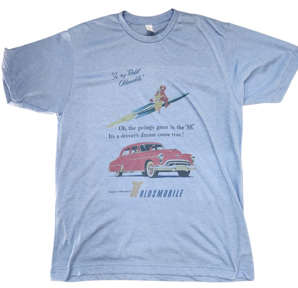 

Oldsmobile 88 Rocket 1952 TShirt Men color Vintage blue Unisex T-Shirt L
